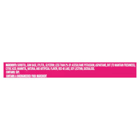 Trident Bubblegum Sugar Free Gum bulk packs labeling highlights value