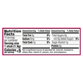 Trident Bubblegum Sugar Free Gum foil-wrapped sticks emphasize freshness and hygiene