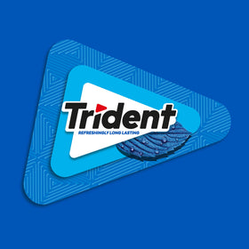 Care package or gift basket idea featuring Trident Original gum.