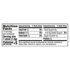 Trident Cinnamon Gum after eating image shows a satisfying chew for refreshed breath.