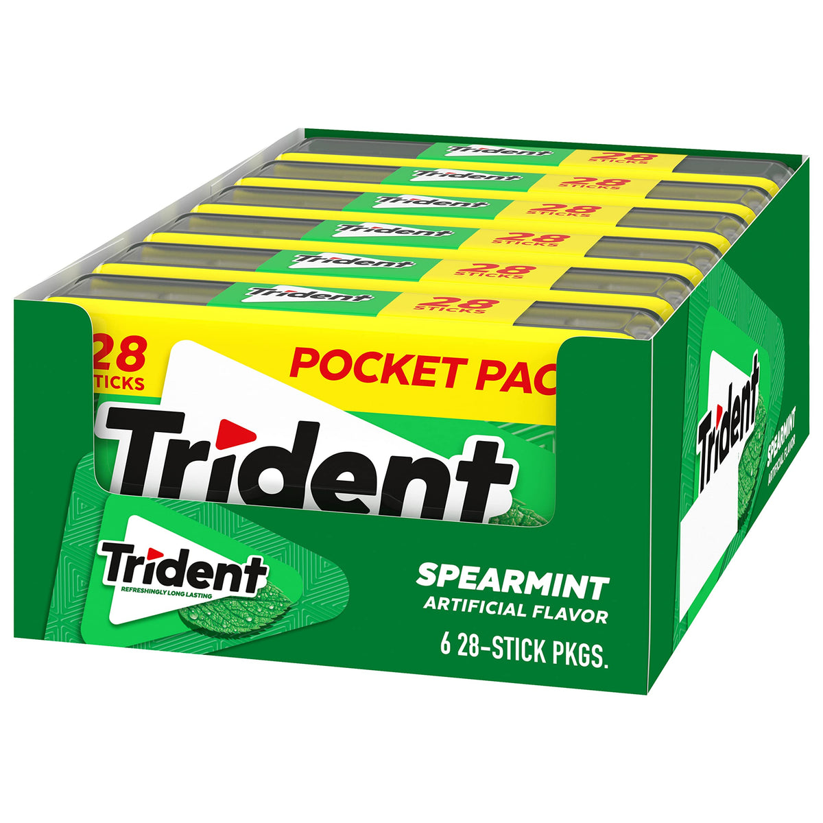 Trident Spearmint Sugar-Free gum ideal for party favors and gift bags