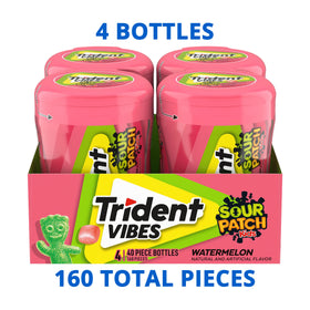 Trident Vibes Sour Patch Kids Watermelon Gum shell-coated pieces
