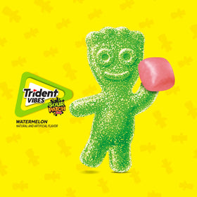 Trident Vibes Watermelon Gum bottle packaging designed for portability