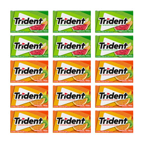 Trident Watermelon Twist bulk pack front view for quick, on-the-go freshness