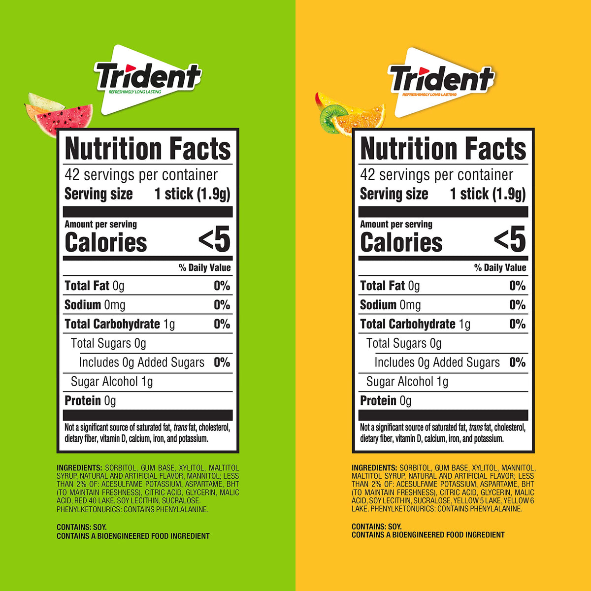 Trident Watermelon Twist bulk pack on shelf for shareable freshness