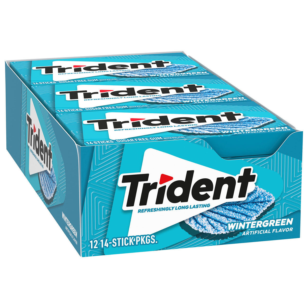 Trident Wintergreen gum after meals delivers long-lasting breath confidence