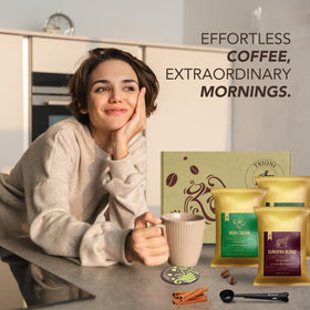 TRIONI Bag Clip helps keep coffee fresh after opening.