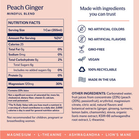 TRIP Peach Ginger mocktail idea inspires festive, alcohol-free sipping.