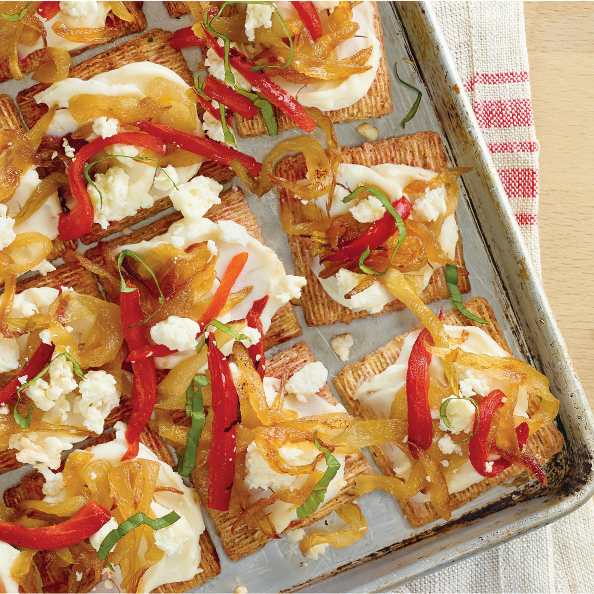 Triscuit Balsamic Vinegar & Basil on-the-go snack pack for travel.