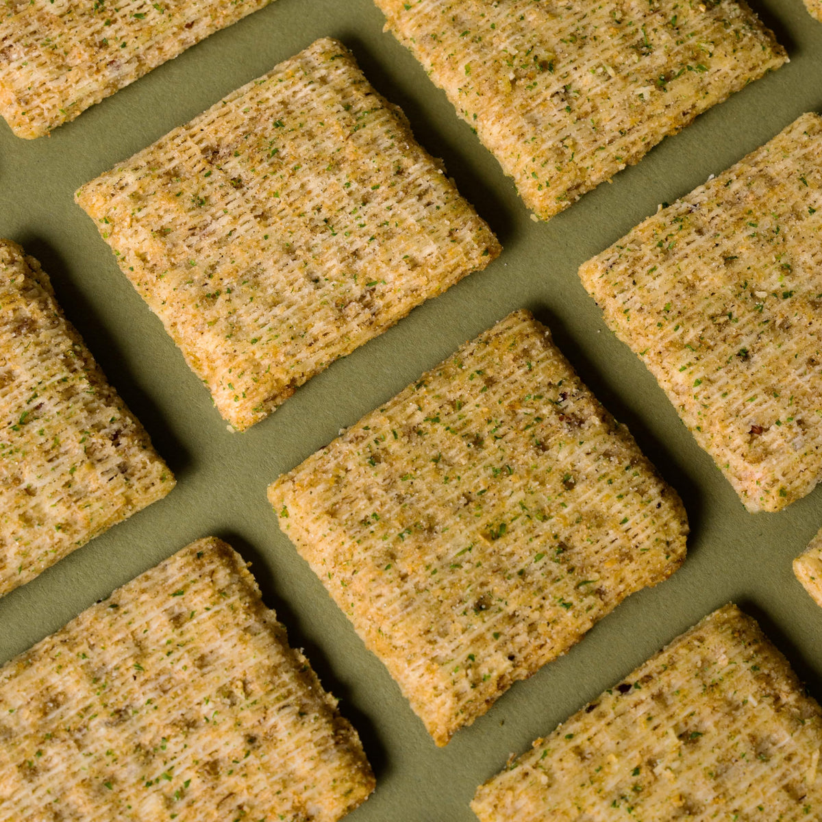 Dill, sea salt and olive oil flavor shot, perfect for cheese pairings.