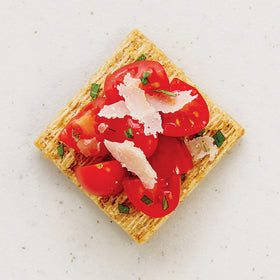 Triscuit crackers with dips and hummus for dipping ideas.