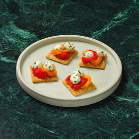 Triscuit Fire Roasted Tomato and Olive Oil crackers ingredient highlights