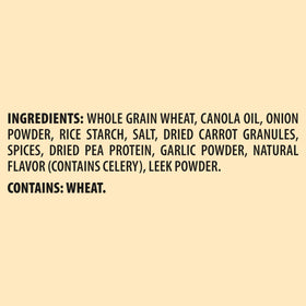 Triscuit Garden Herb branding highlights non-GMO and kosher status.