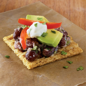 Triscuit Hint of Sea Salt snack suitable for lunchboxes and travel