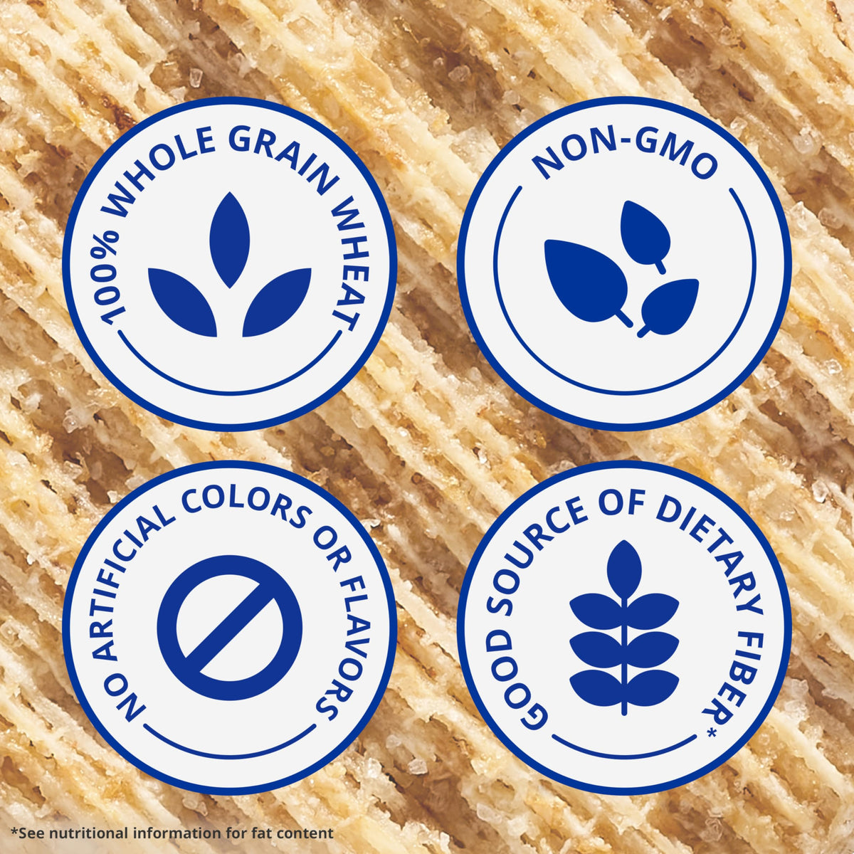 Triscuit Non-GMO Project Verified label on packaging assures ingredient standards