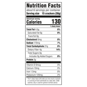 Triscuit Organic Original Thin Crisps at party platter pairs with vegan toppings.