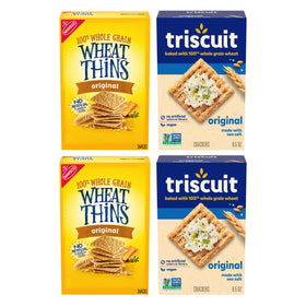 Triscuit Original Whole Grain crackers bundle for healthy snacking.