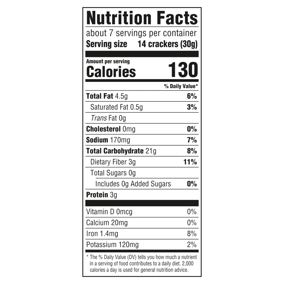 Triscuit ingredients close-up highlights whole grain wheat base and sunflower oil.