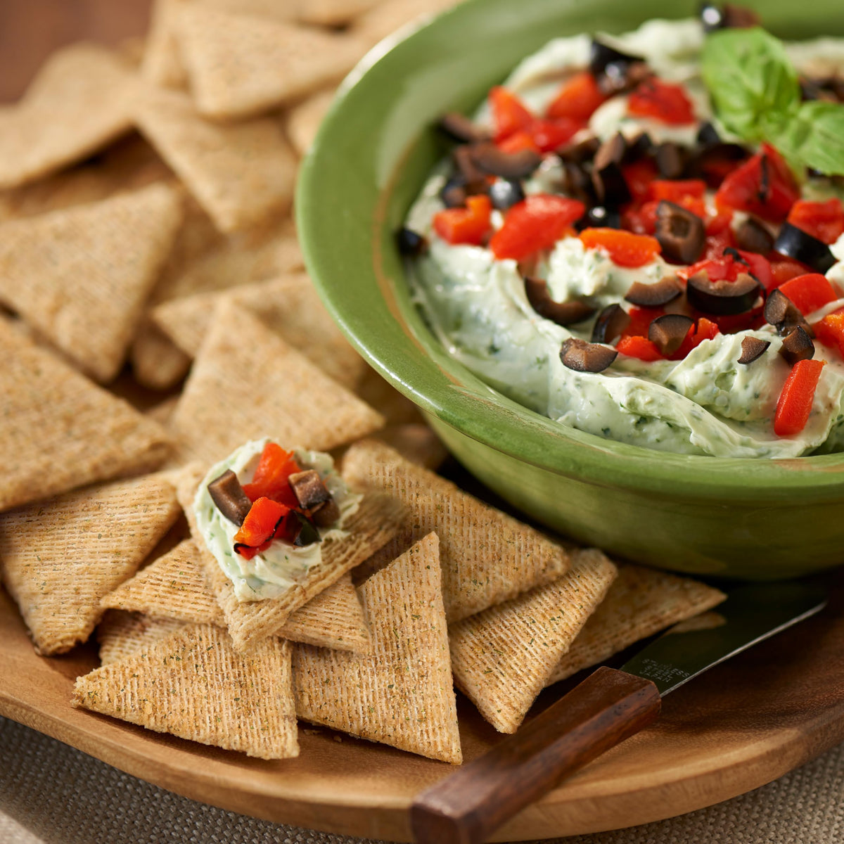 Triscuit in kid lunchbox offers wholesome fuel for school.