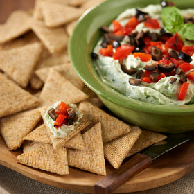 Triscuit in kid lunchbox offers wholesome fuel for school.