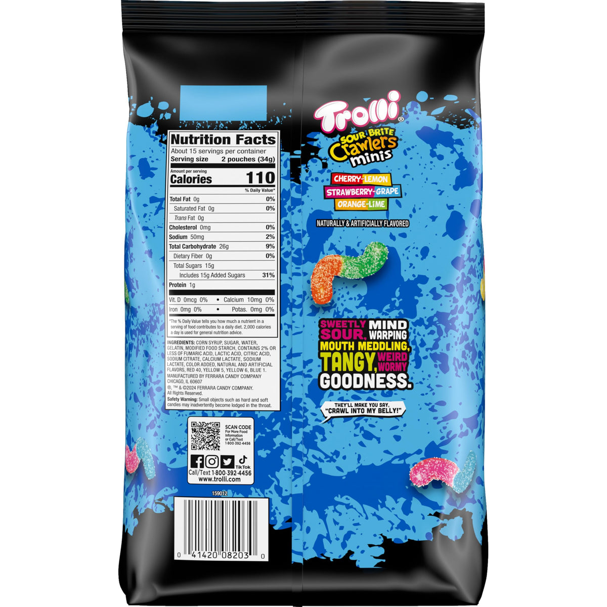 Trolli brand sour candies offer playful variety for gatherings
