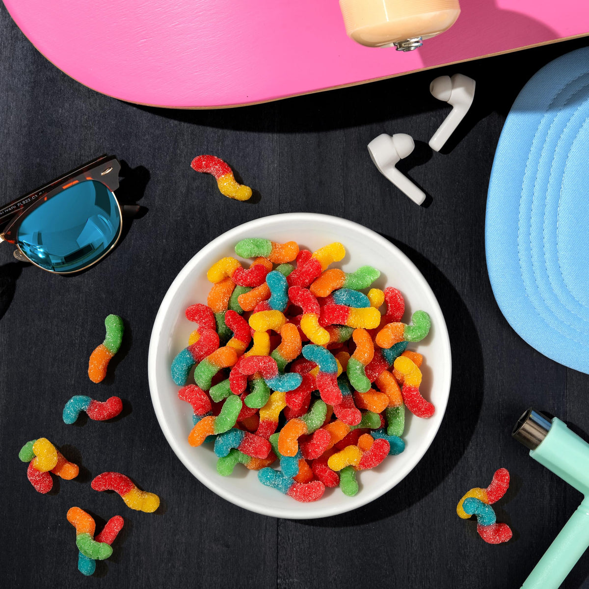 Trolli Mini Sour Brite Crawlers colorful candy collection sparks playful snacking moments