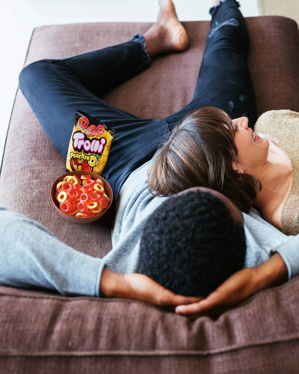 Trolli Peachie O's party snack adds playful color and flavor to any table.