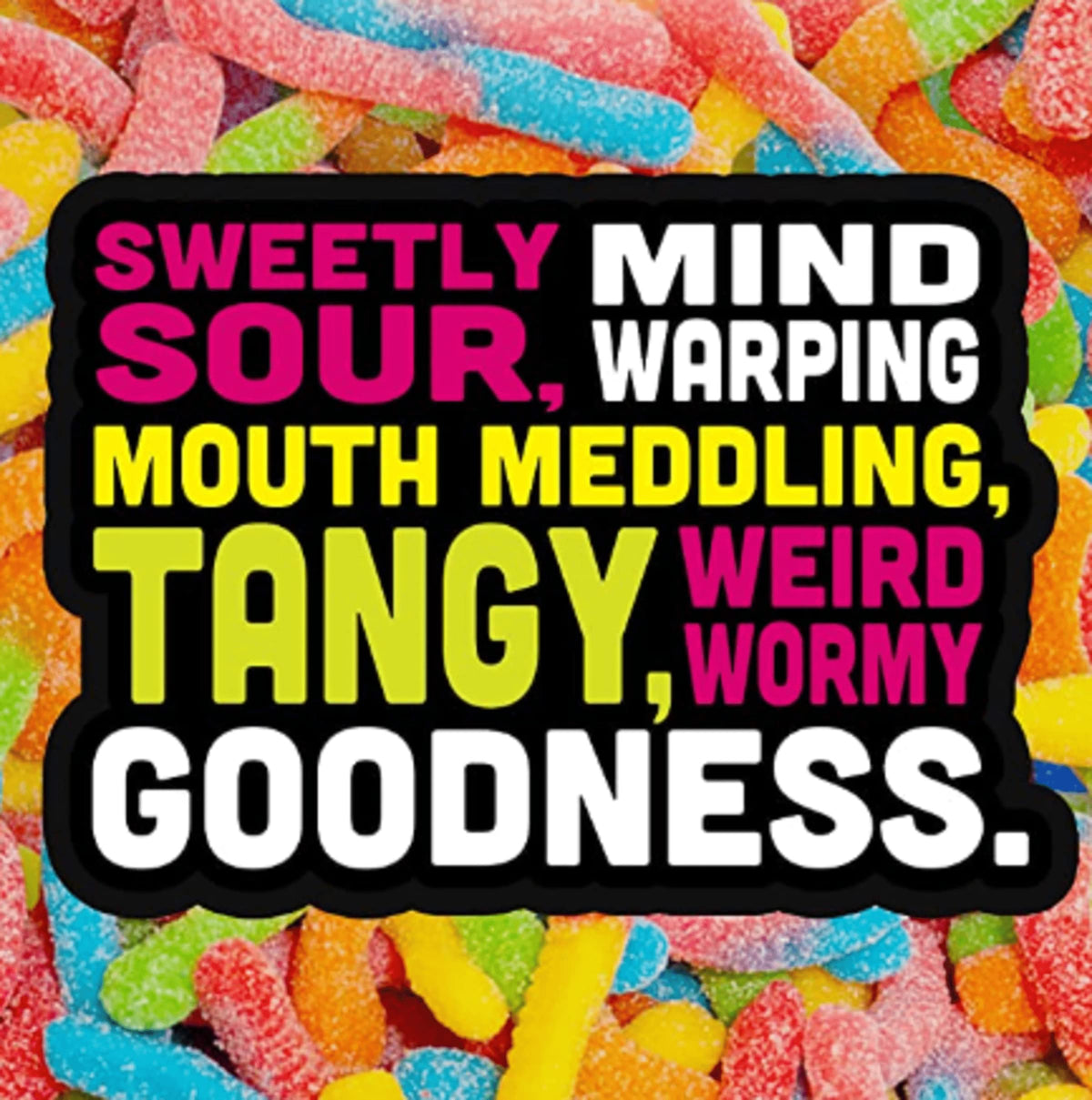 Trolli Sour Brite Crawlers pack, bulk candy for parties