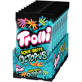 Trolli Sour Brite Octopus pack view for sharing and party snacking