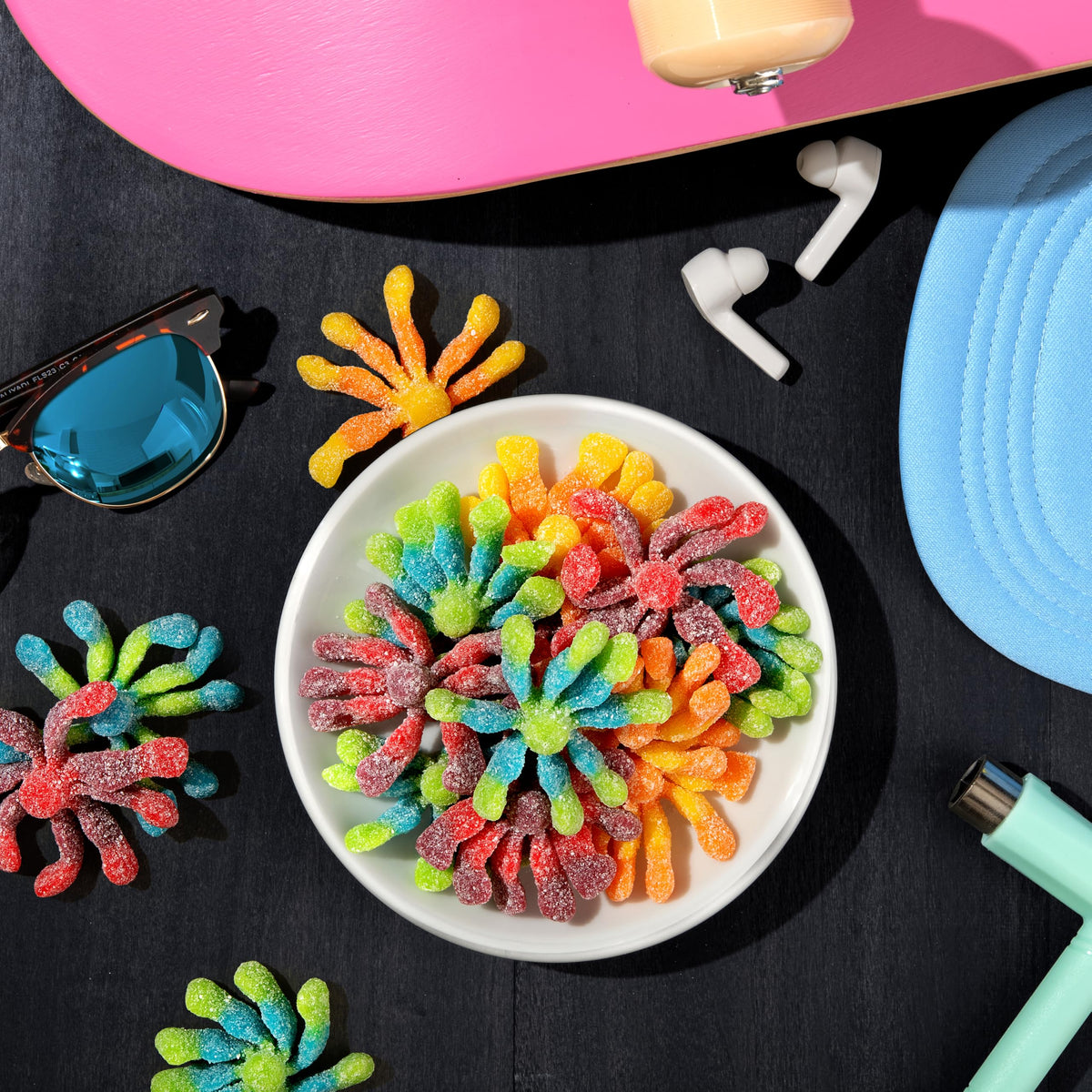 TROLLI Sour Brite Octopus variety flavors image suggests fun snack options.