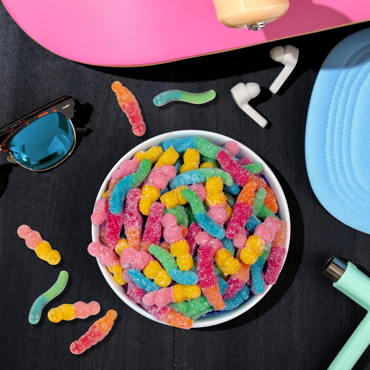 Trolli Sour Brite Squad sharing idea, perfect for game nights and gatherings.