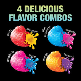 Trolli Sour Bursting Crawlers exploding-inside reveal bold flavors.