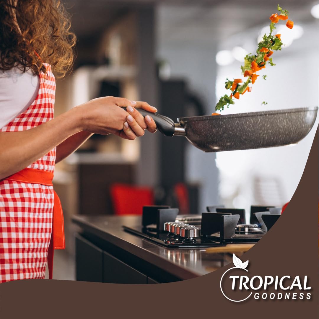 Tropical Goodness pepper powder on dish shows bold, earthy spice.