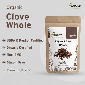 Tropical Goodness cloves whole hand selecting highlights manual harvest and freshness.