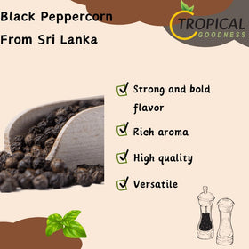 Tropical Goodness non-GMO gluten-free peppercorns for allergy-conscious kitchens