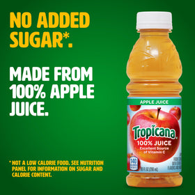 Tropicana Apple Juice bottle—100% juice for everyday hydration
