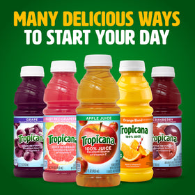 Tropicana juice on desk during work break