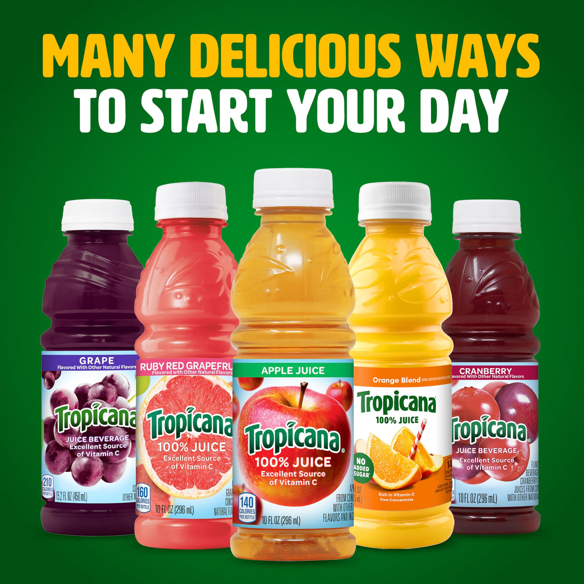 Tropicana Apple Juice bottle—perfect for on-the-go travel or school