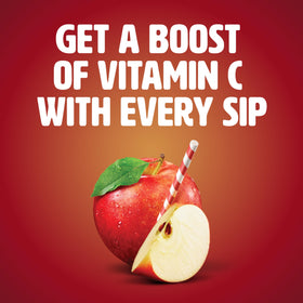 Tropicana Apple Juice bottle with vitamin C—daily value in every serving