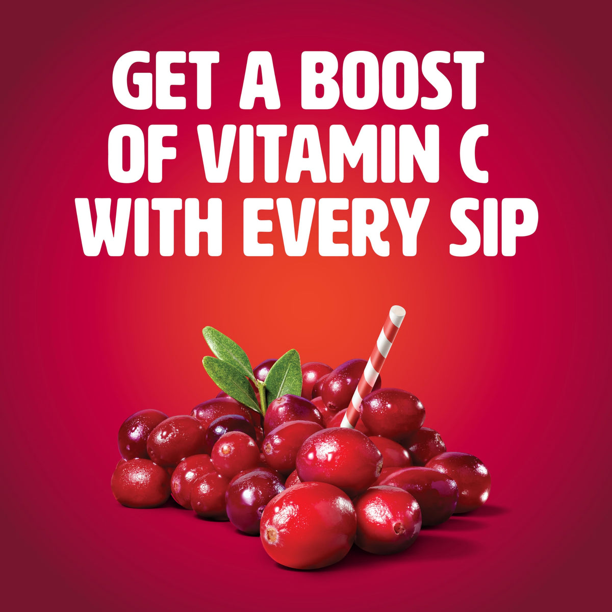 Tropicana Cranberry label close-up highlighting flavor and vitamin C notes.