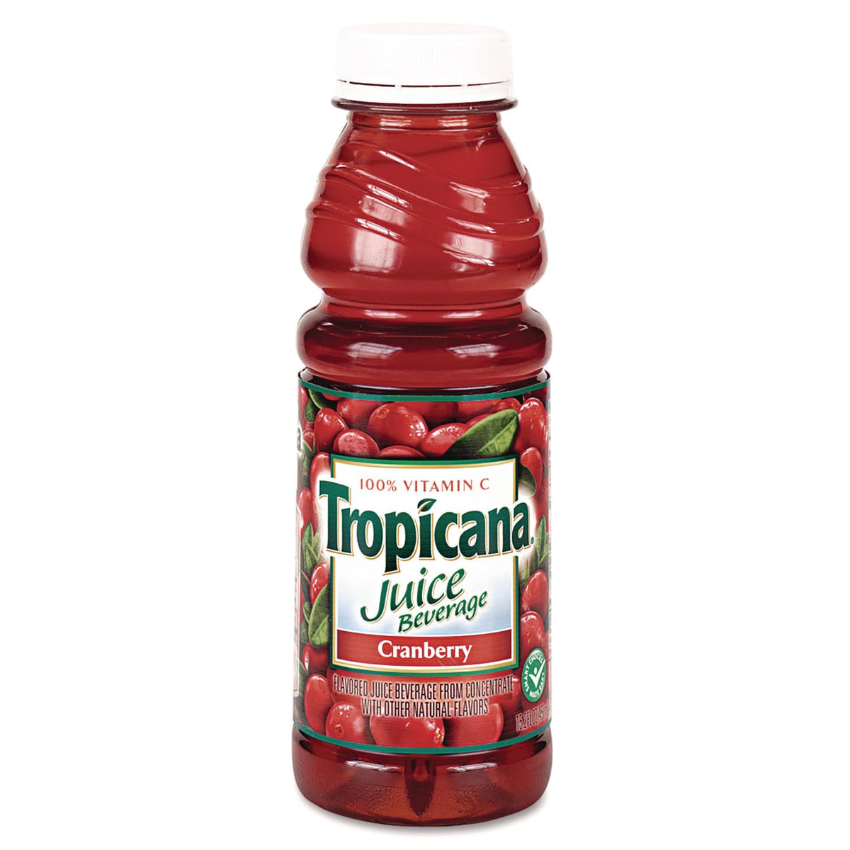 Tropicana Cranberry Juice Drink 12-pack pack-shot for family or on-the-go.