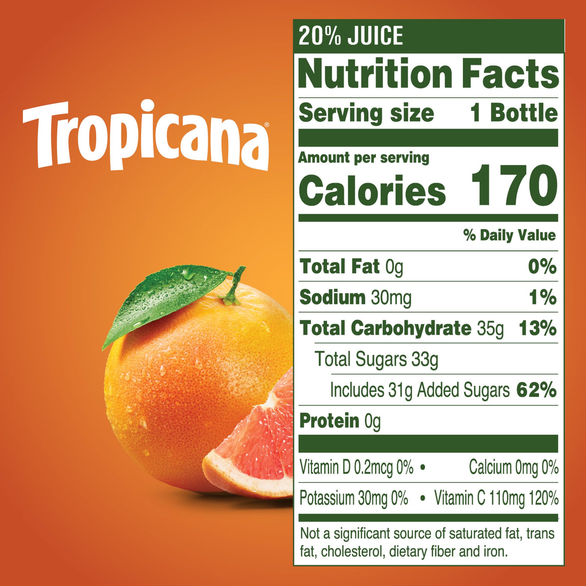 Tropicana Ruby Red fridge display suggesting easy cold storage for busy days