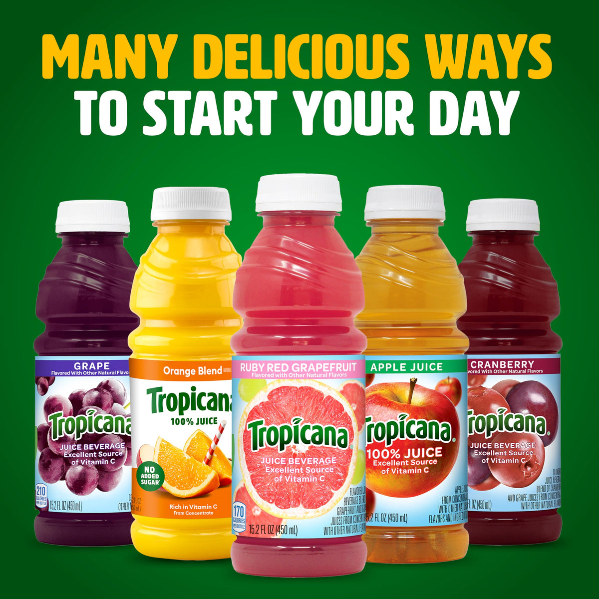 Tropicana Ruby Red glass of juice with vibrant color and aroma