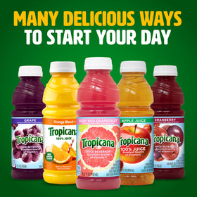 Tropicana Ruby Red glass of juice with vibrant color and aroma