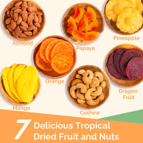 TropiJoy hand-packed dried fruit tray offers premium freshness for gifting