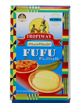Tropiway Plantain Fufu Flour pack 2 ready for traditional fufu preparation