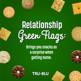 Serving idea: Tru-Blu cookies with milk for a comforting break.
