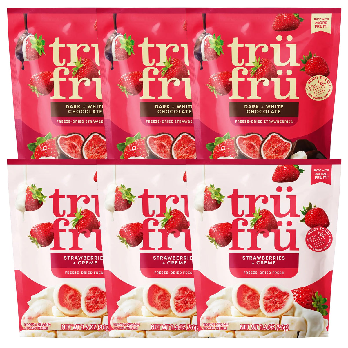 Tru Fru creme-covered freeze dried strawberries for gourmet, crunchy snack