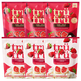 Tru Fru creme-covered freeze dried strawberries for gourmet, crunchy snack