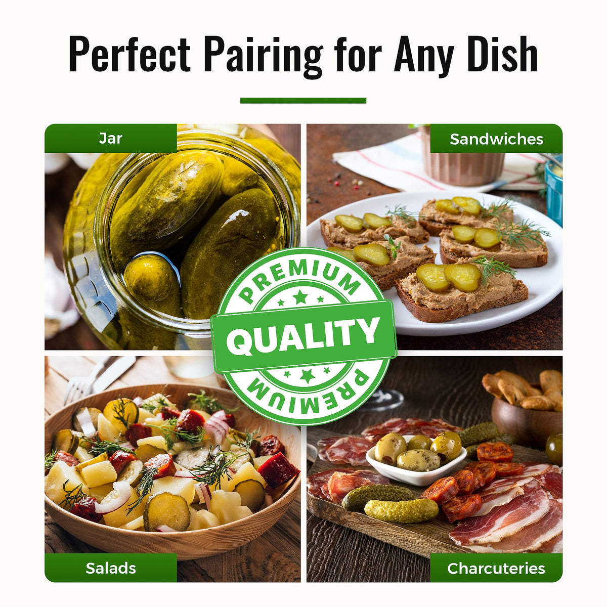 Trü Kosher Dill Pickles on a sandwich show tangy crunch and flavor boost.